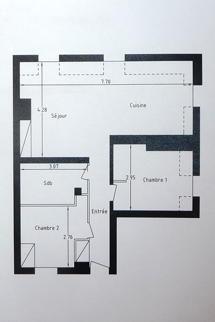 La qualité d'un appartement repose en grande partie sur son plan ... Cuisine avec sejour