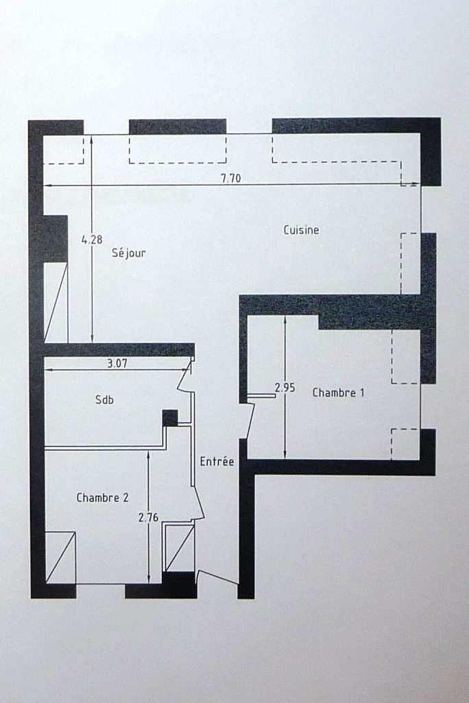 plan d un appartement de 3 pièces